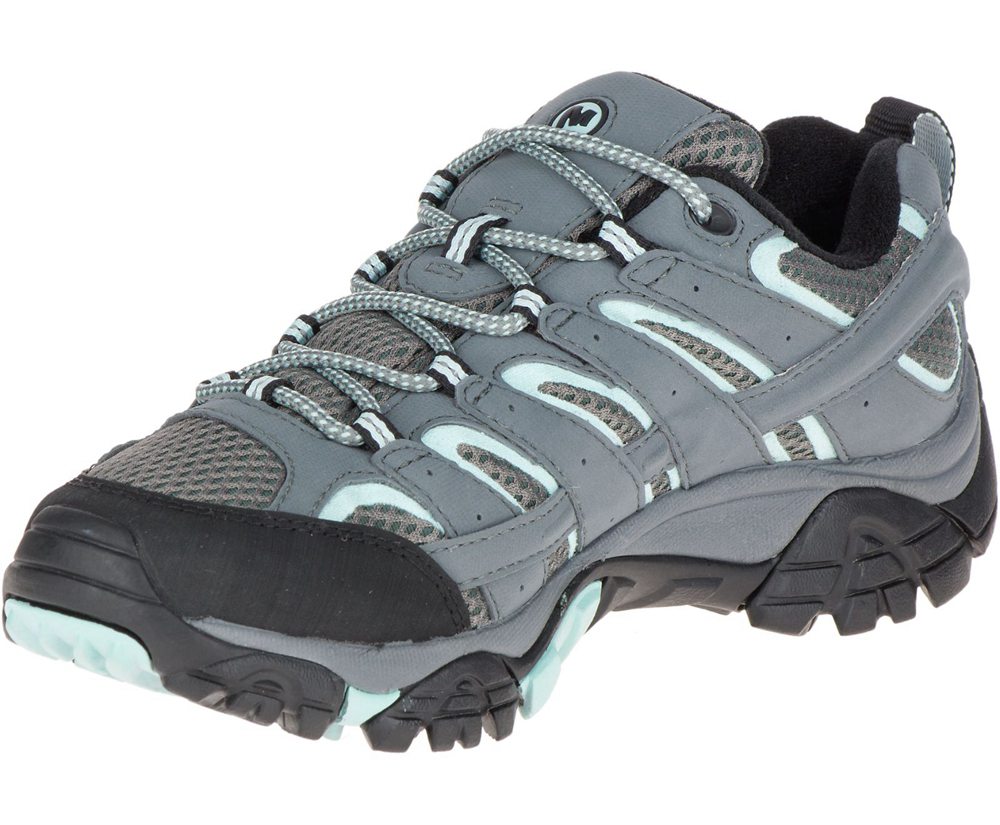 Buty Trekkingowe Merrell Damskie Szare - Moab 2 Gore-Tex® - 481390-ZIX